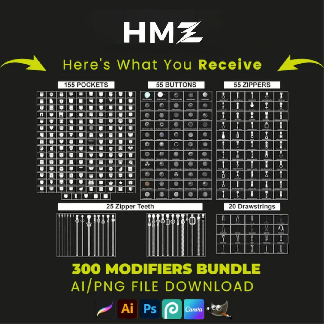 Modifiers Mockups Pack