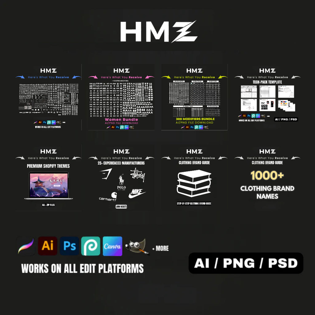 THE CLOTHING BRAND PACK