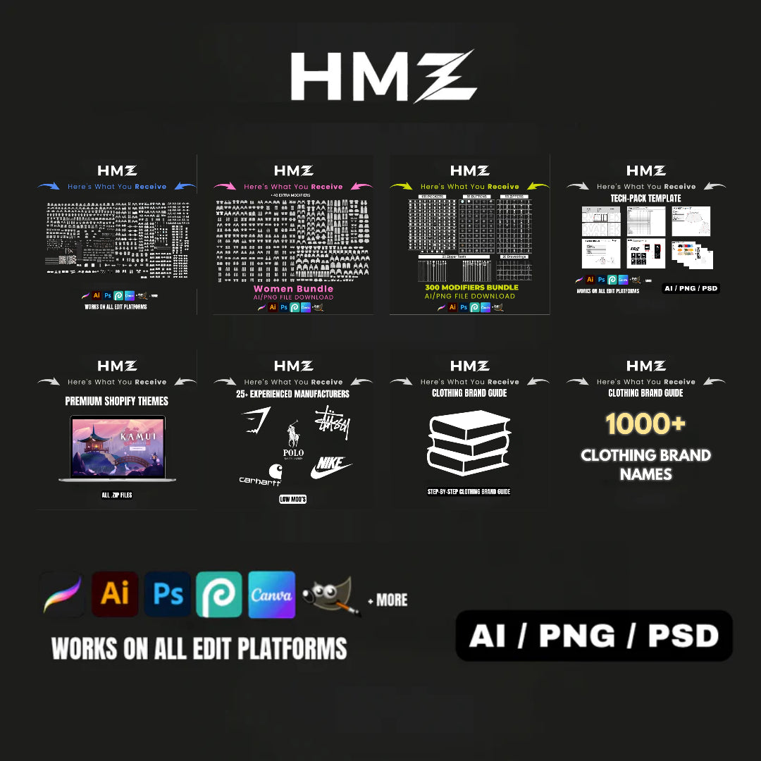 THE CLOTHING BRAND PACK